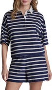 DKNY Jeans Stripe Terry Polo