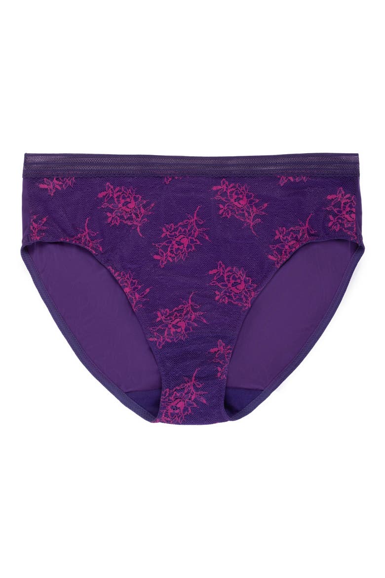 Love Lace Hipster Panties, Alternate, color, VIVID GRAPE/ SAKURA