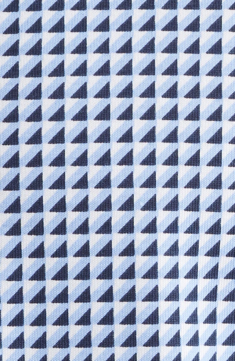 BOSS Roan Kent Slim Fit Button-Up Shirt, Alternate, color, Light/ Pastel Blue Geo