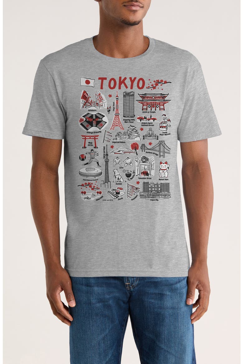 Tokyo Graphic T-Shirt, Main, color, SPORT GREY