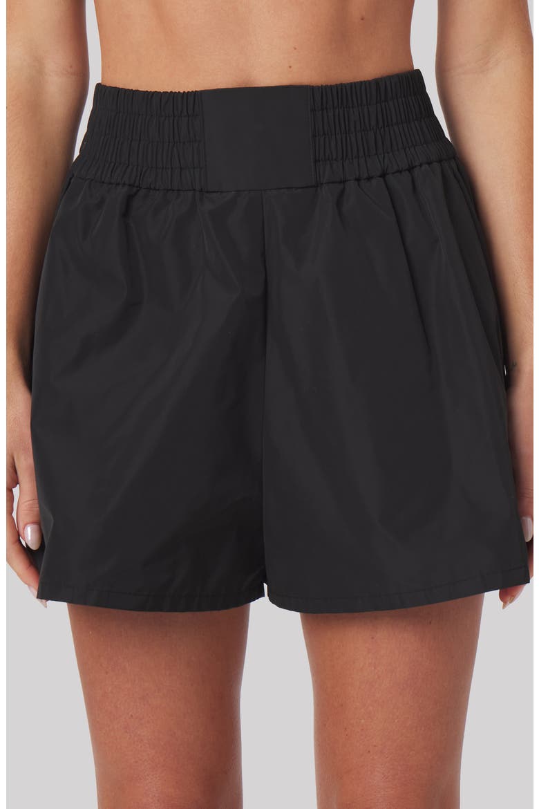 Casey Woven Shorts, Alternate, color, BLACK