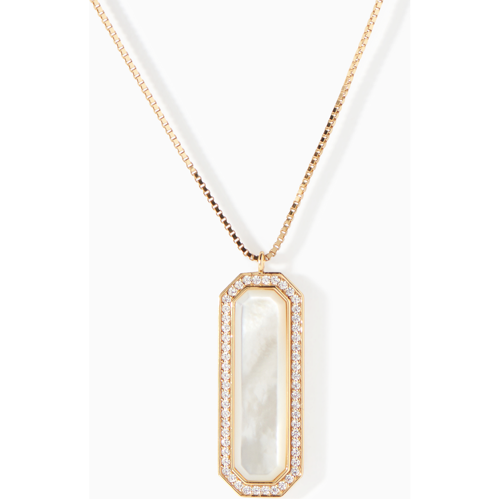 Ora Ana The Vial Necklace In Gold
