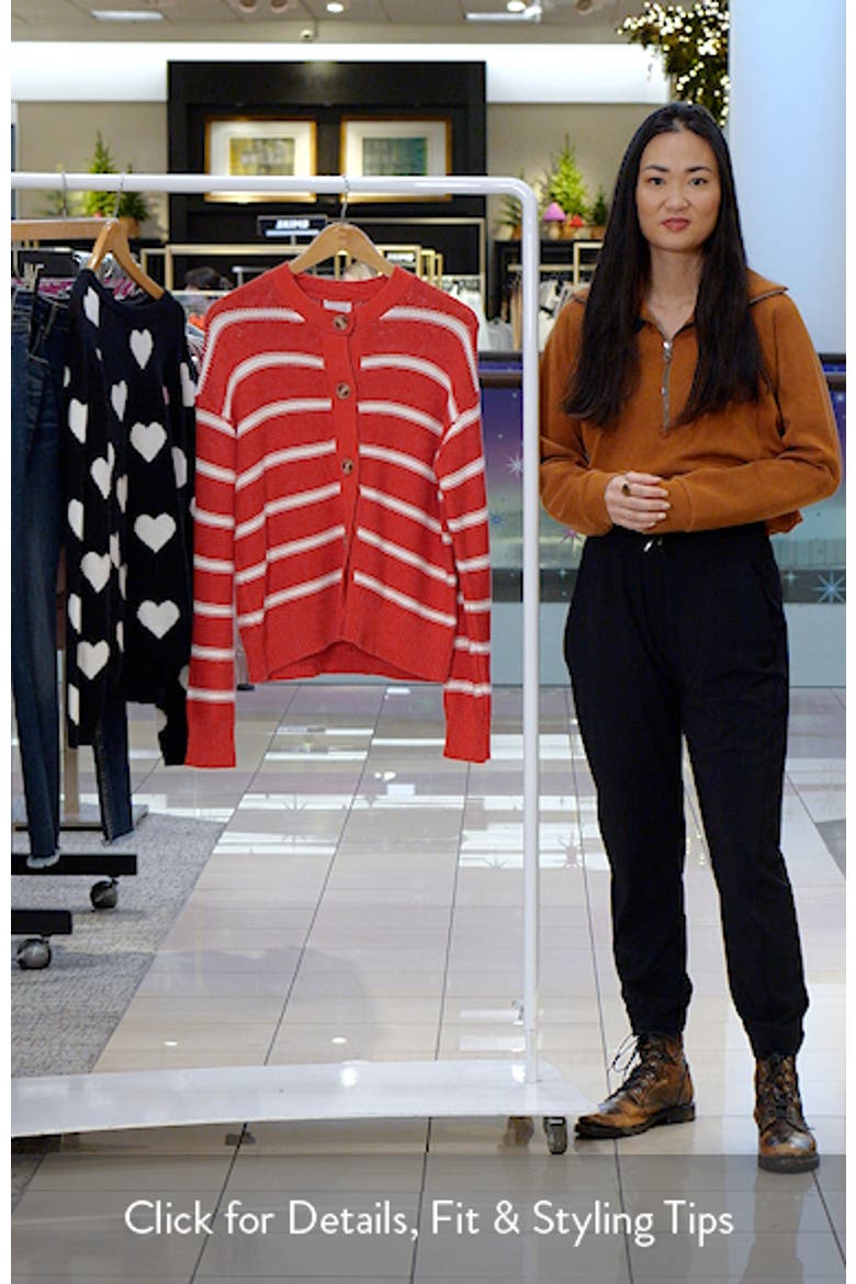 Stripe Pima Cotton Cardigan video