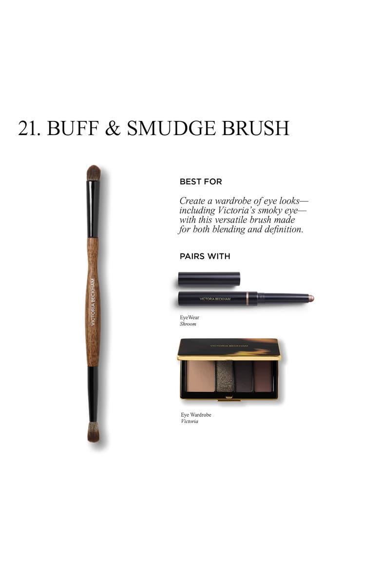 Victoria Beckham Buff & Smudge Dual-Ended Brush, Alternate, color, 