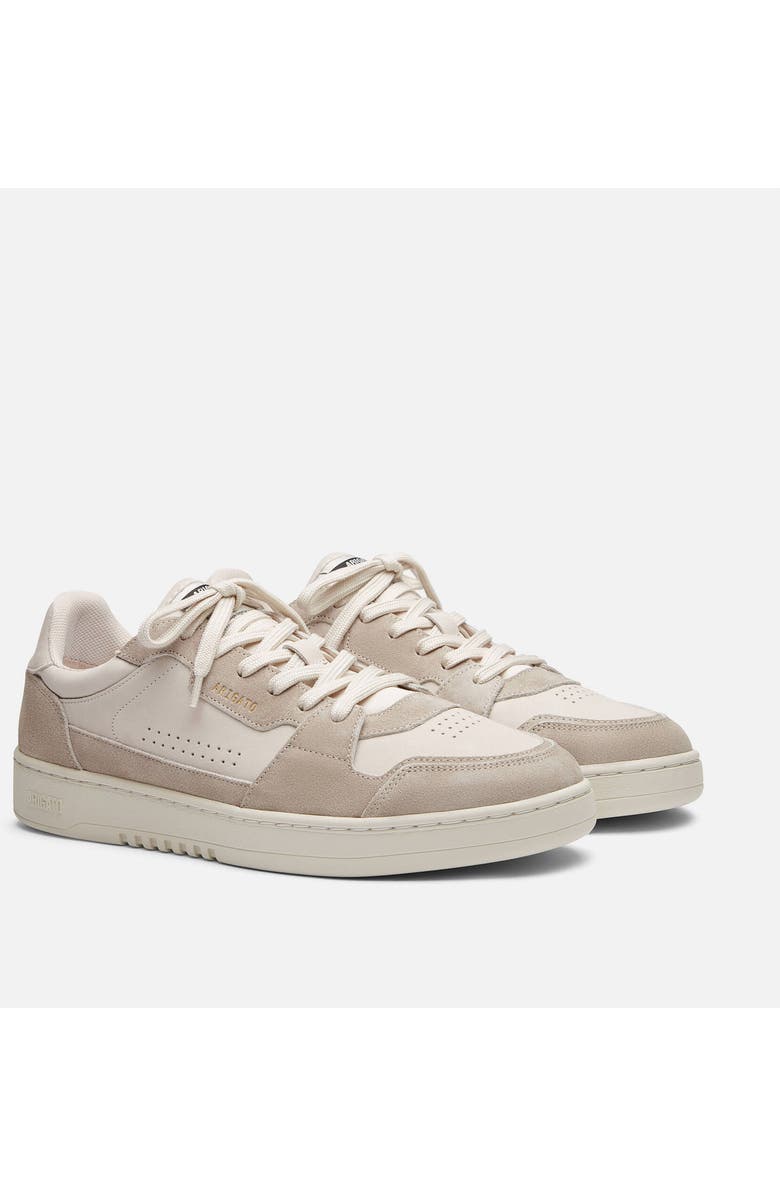 Axel Arigato Dice Lo Leather Suede Sneaker, Alternate, color, Off White/Taupe