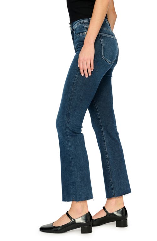 Dl1961 Bridget Instasculpt Raw Hem High Waist Ankle Bootcut Jeans In Seacliff (performance)