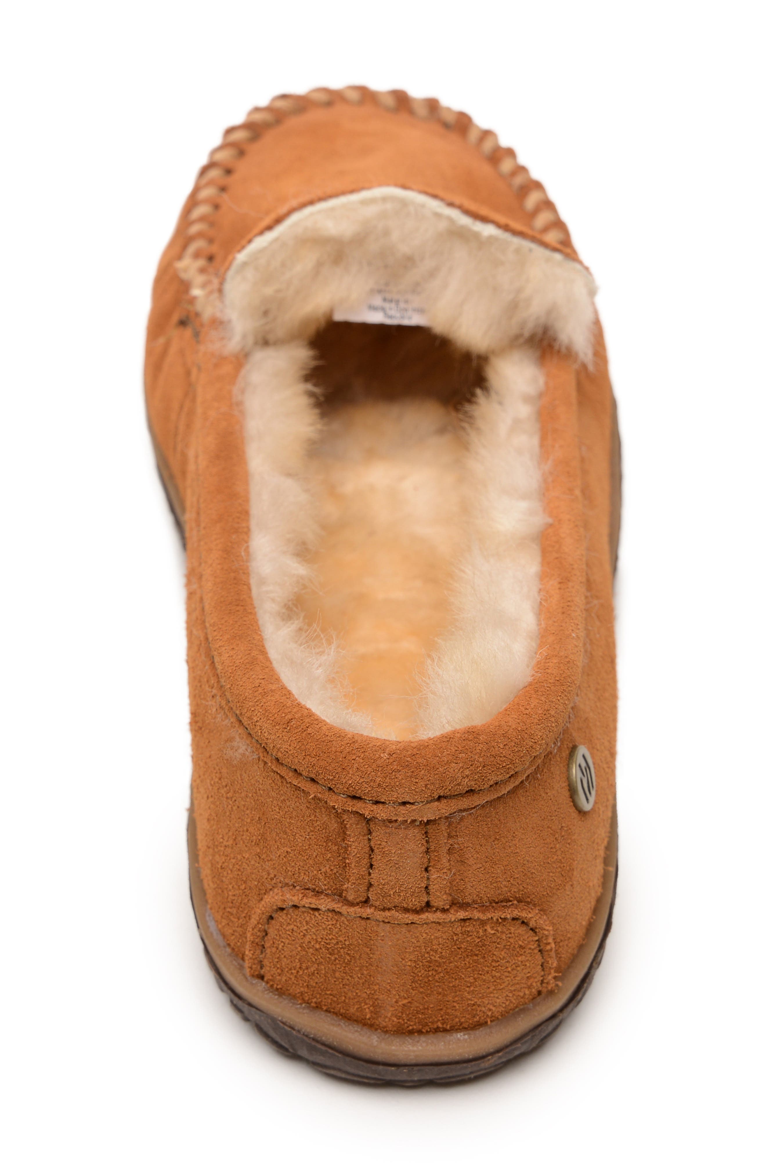 Terese Genuine Shearling Loafer, Alternate, color, BROWN 2
