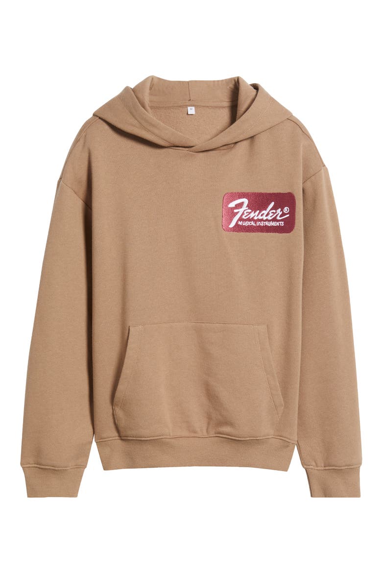 Kids' License Graphic Hoodie, Alternate, color, TAN PORTABELLA FENDER