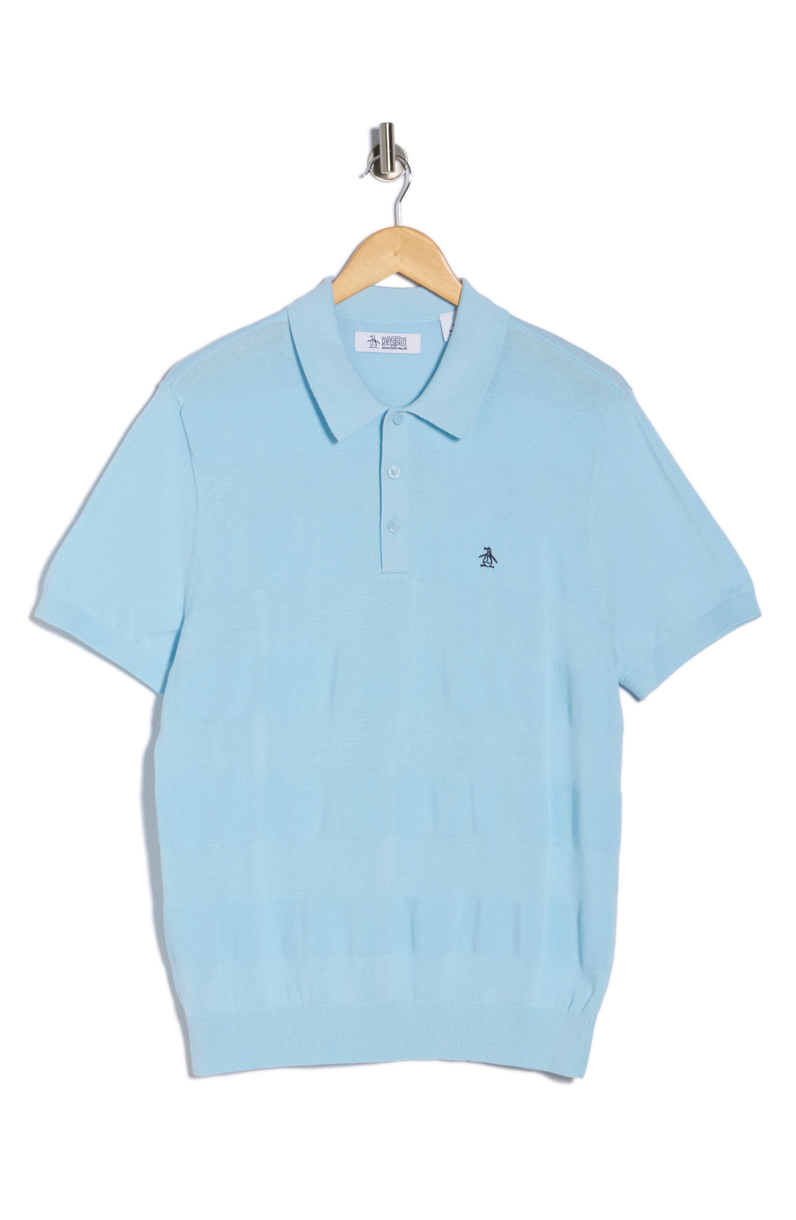 Original Penguin Honeycomb Textured Cotton Polo