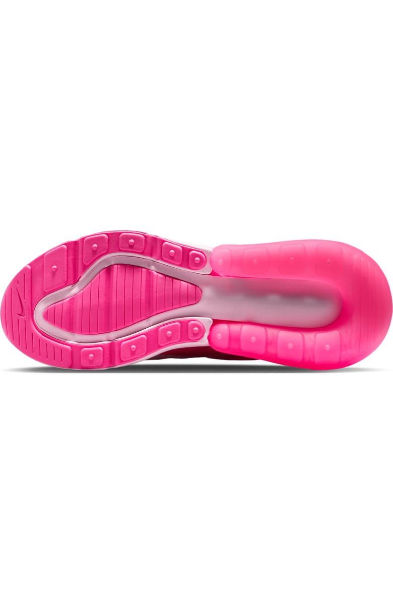 Nike Kids' Air Max 270 Sneaker, Alternate, color, Pink/ Pinksicle/ White/ Pink