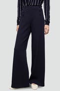 MANGO Button Wide Leg Pants