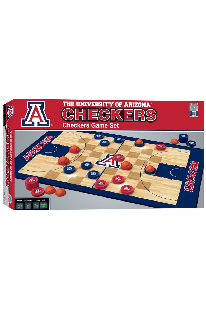 Arizona Wildcats Checkers Board Game, Main, color, Multicolor
