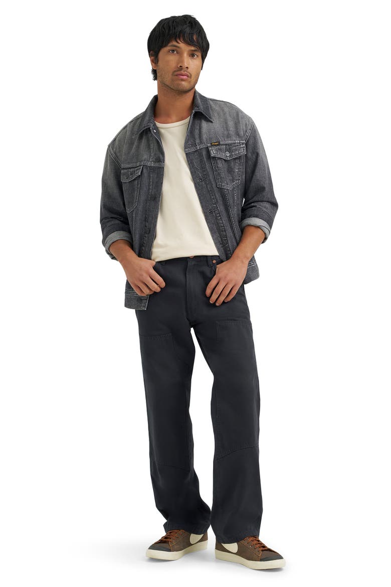 Western Straight Leg Jeans, Alternate, color, JET BLACK