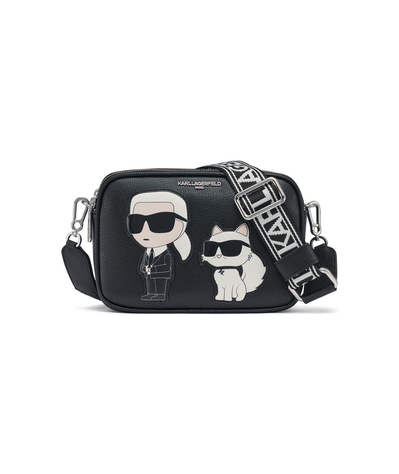 KARL LAGERFELD PARIS Maybelle Crossbody, Main, color, Black Combo