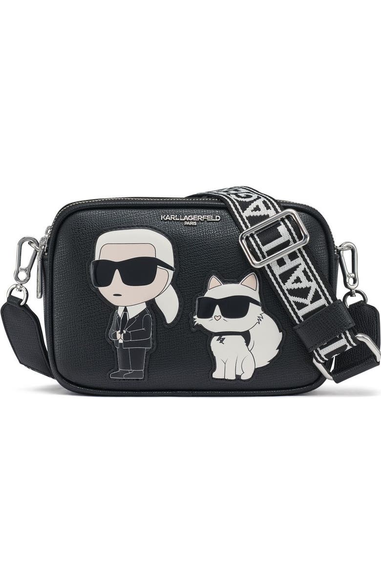 KARL LAGERFELD PARIS Maybelle Crossbody, Main, color, Black Combo