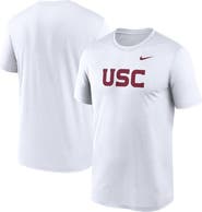 Nike Men's Nike White USC Trojans Primetime Legend Wordmark T-Shirt