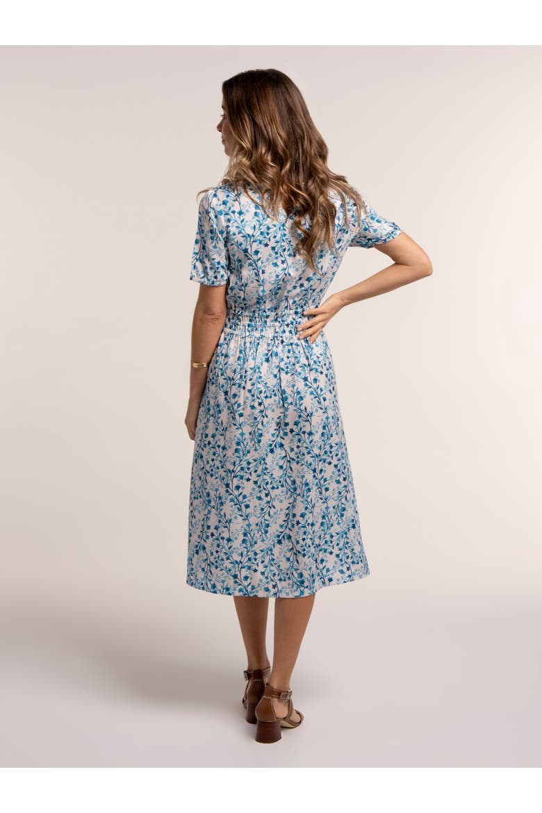 Nicoli Midi Dress, Alternate, color, Blue