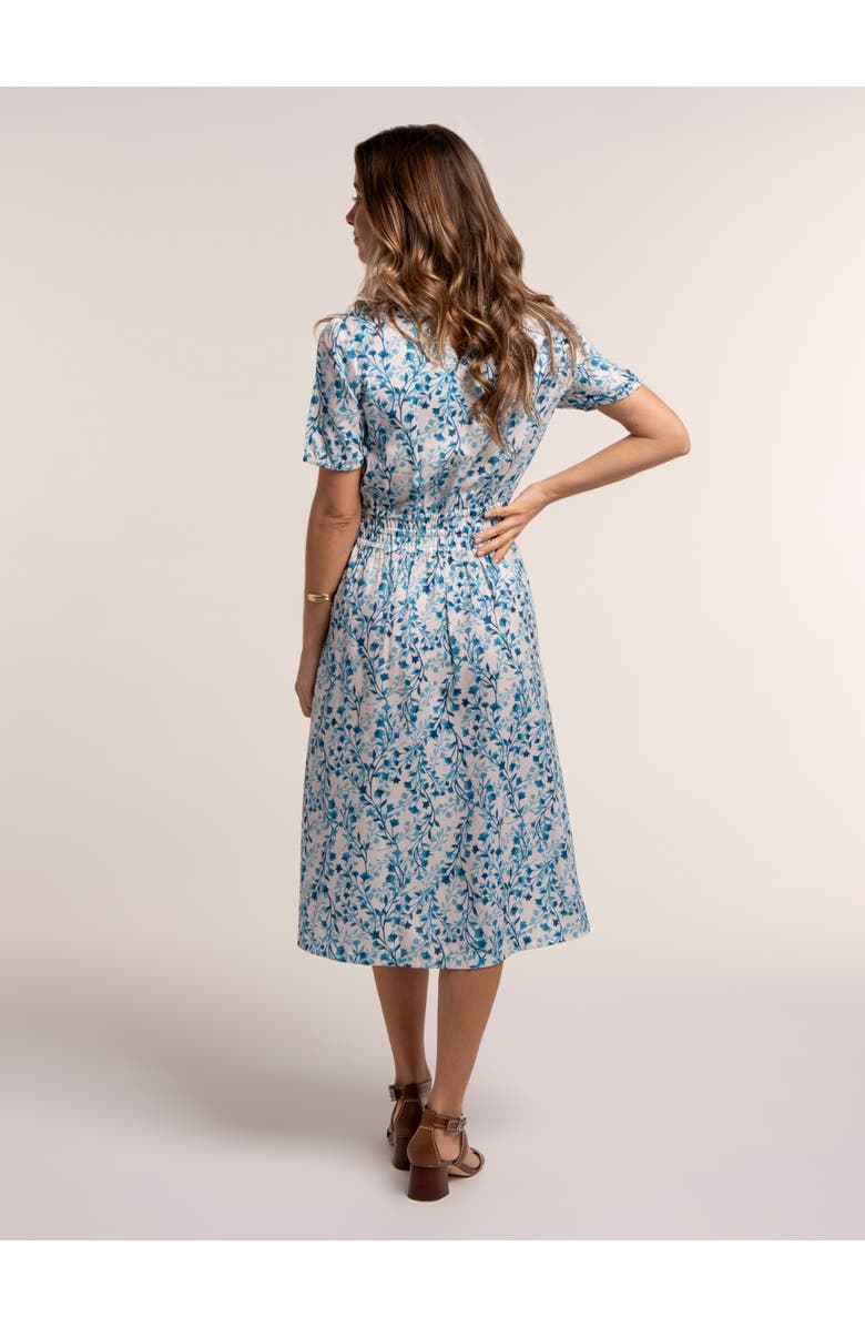 Brakeburn Nicoli Midi Dress, Alternate, color, Blue