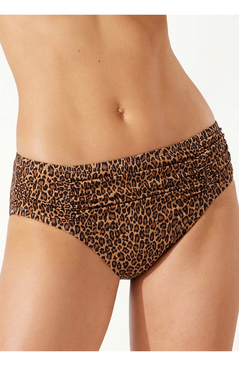 Tommy Bahama Sun Cat Shirred Bikini Bottoms, Main, color, 