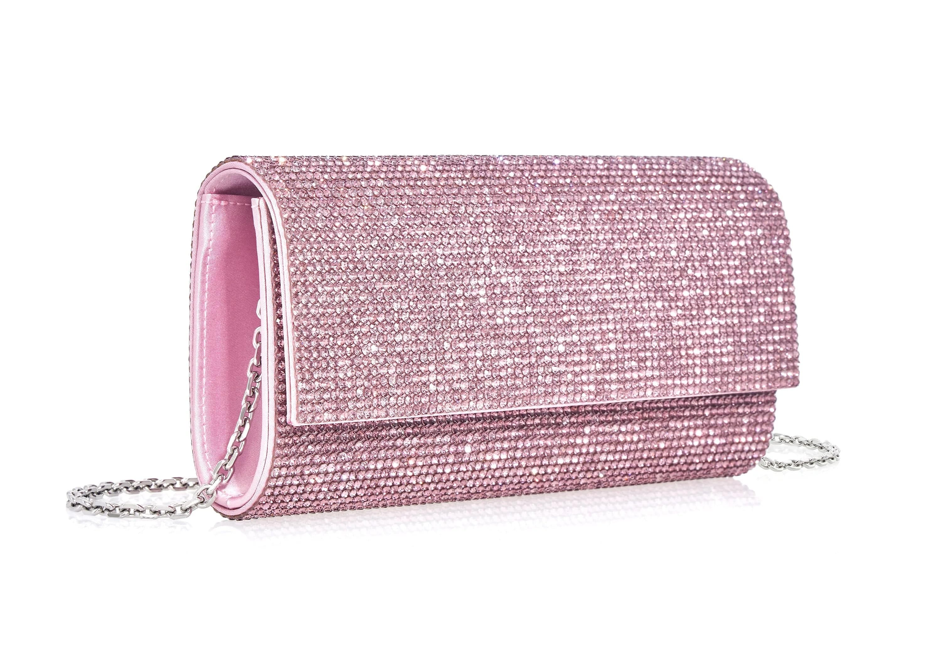 Perry Clutch, Alternate, color, Silver Light Amethyst