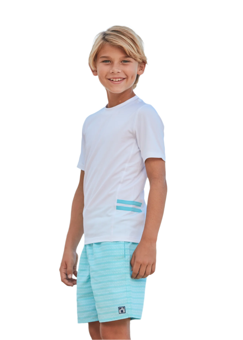 Boys Short Sleeve Rashguard