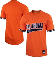 Nike Men's Nike Orange Oklahoma State Cowboys Two-Button Replica Baseball Jersey