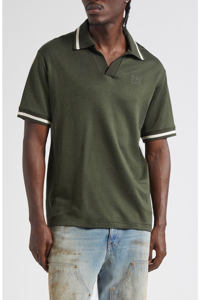 Journey Fluid Jersey Polo, Main, color, GRAPE LEAF