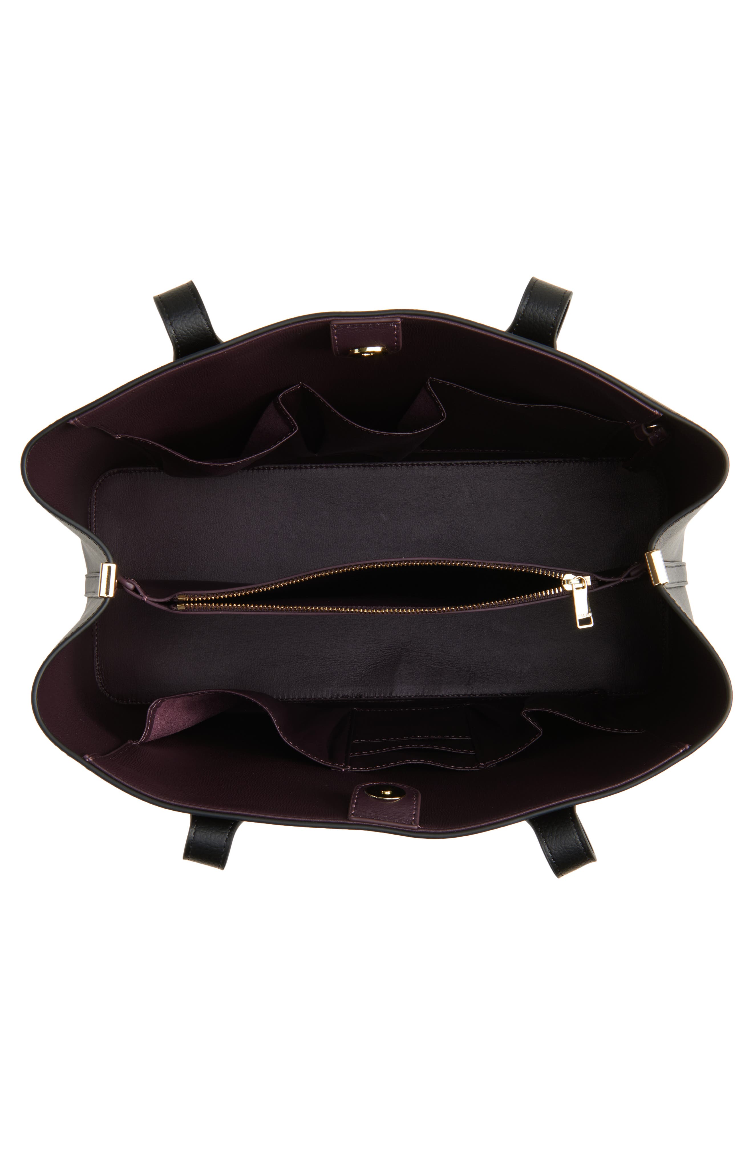 Freja New York Linnea Faux Leather Tote, Alternate, color, 