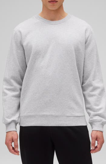 Reigning Champ Classic Crewneck Midweight Terry Sweatshirt In Gray