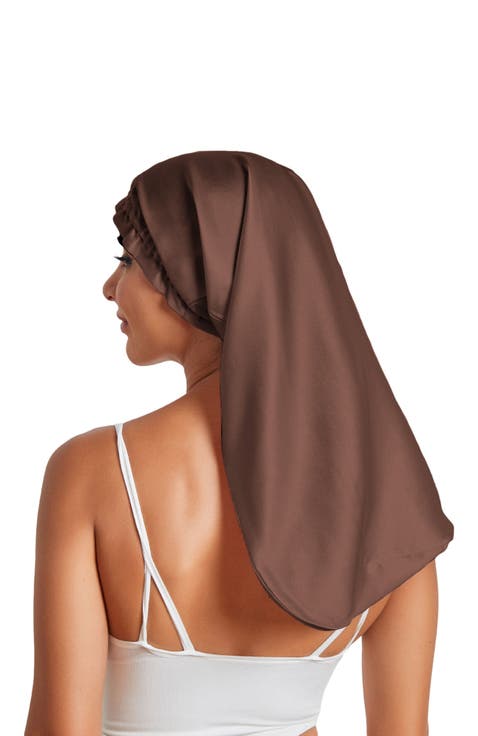 Elegant Long Pure Silk Bonnet