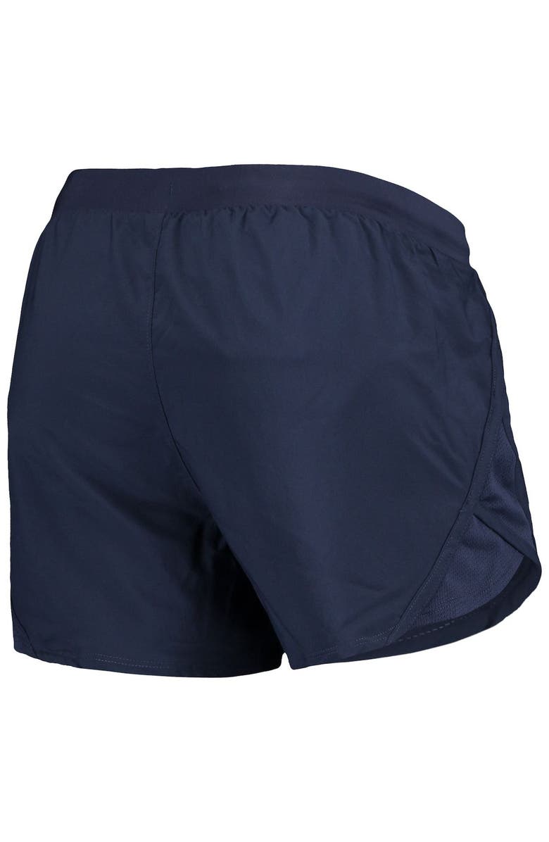 Under Armour Women's Under Armour Navy Cal Bears Fly By Run 2.0 Performance Shorts, Alternate, color, Navy
