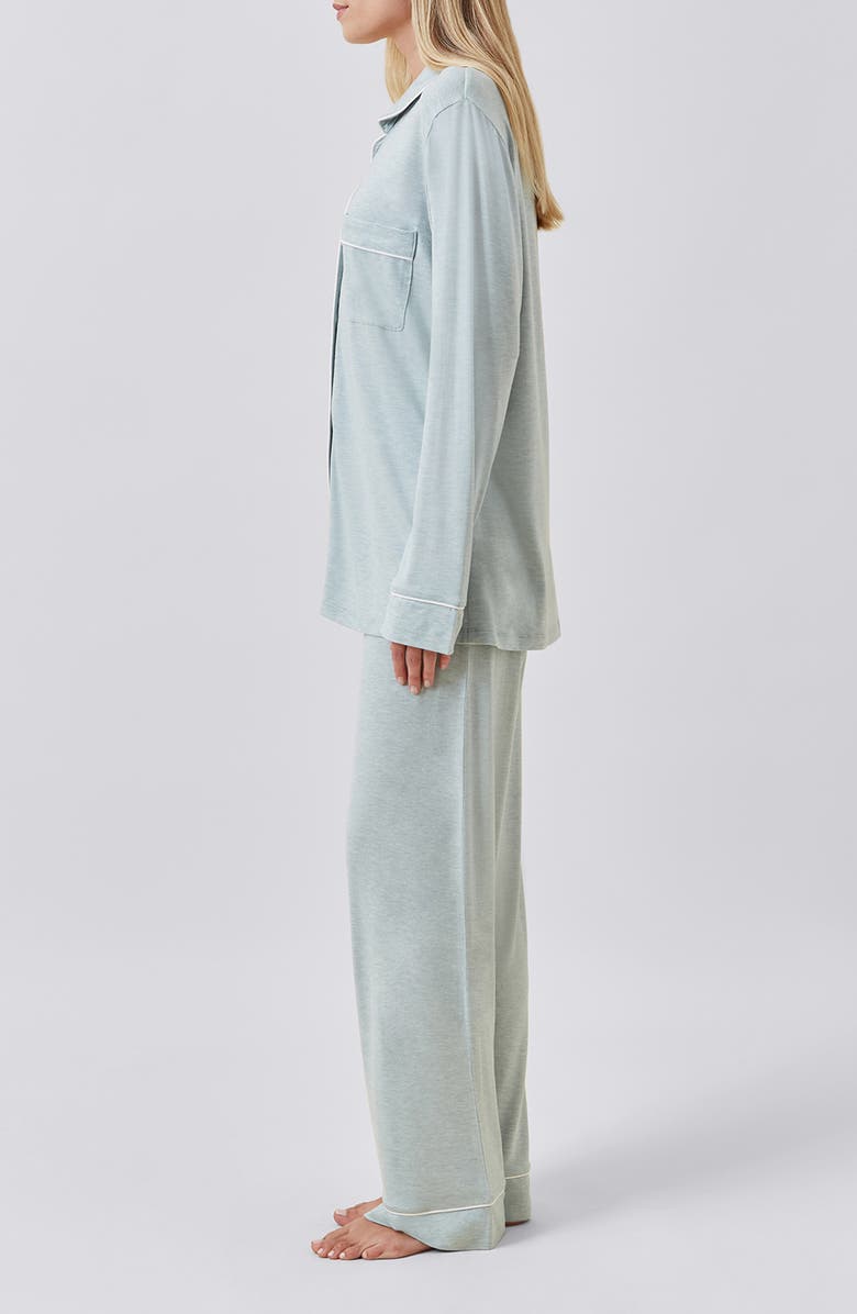 Papinelle Kate Pajamas, Alternate, color, Sage
