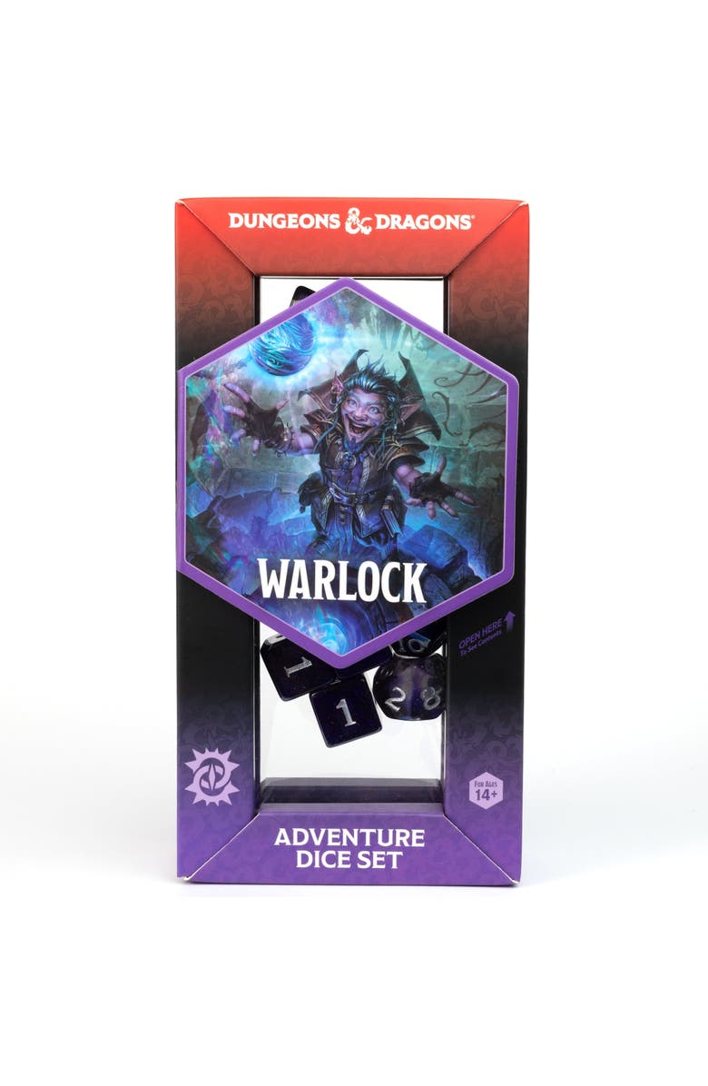 Dungeons 
Dragons D&D Adventure Dice Warlock Purple, 16 Pieces, Alternate, color, Purple