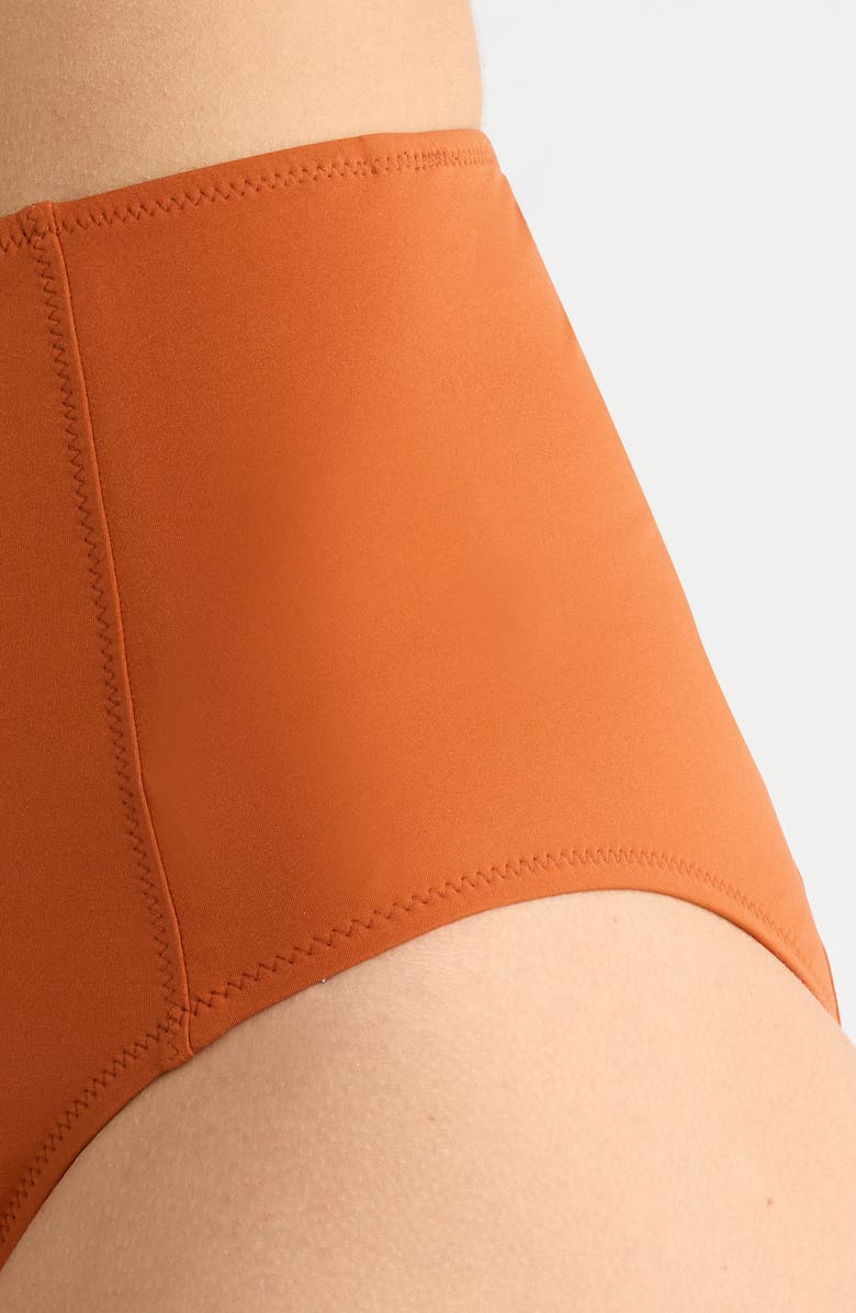 Ulla Johnson Zahara High Waist Bikini Bottoms, Alternate, color, Sienna