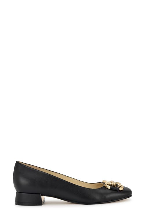 Nine West Women's Works Slip-on Square Toe Dress Pumps In Black