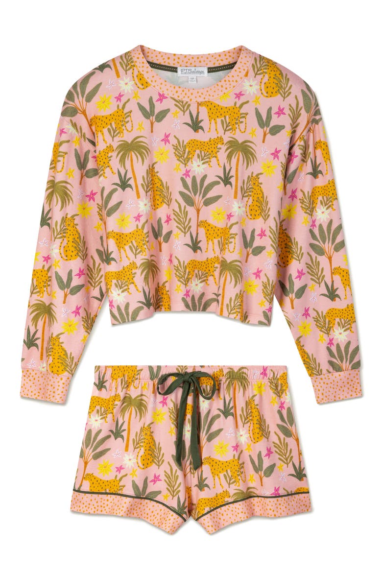 In the Jungle Pajamas, Alternate, color, BLOSSOM