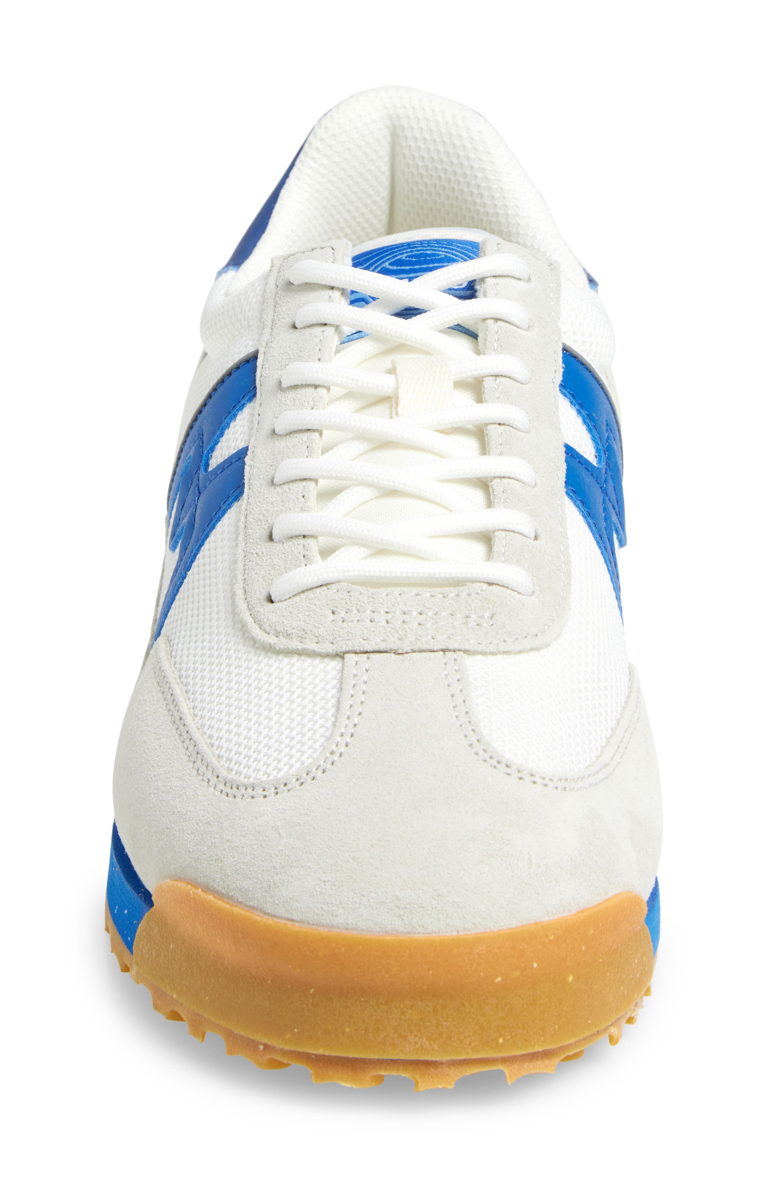 Karhu Gender Inclusive Mestari Control Sneaker, Alternate, color, Foggy Dew / Imperial Blue