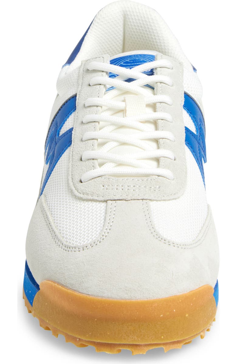 Karhu Gender Inclusive Mestari Control Sneaker, Alternate, color, Foggy Dew / Imperial Blue