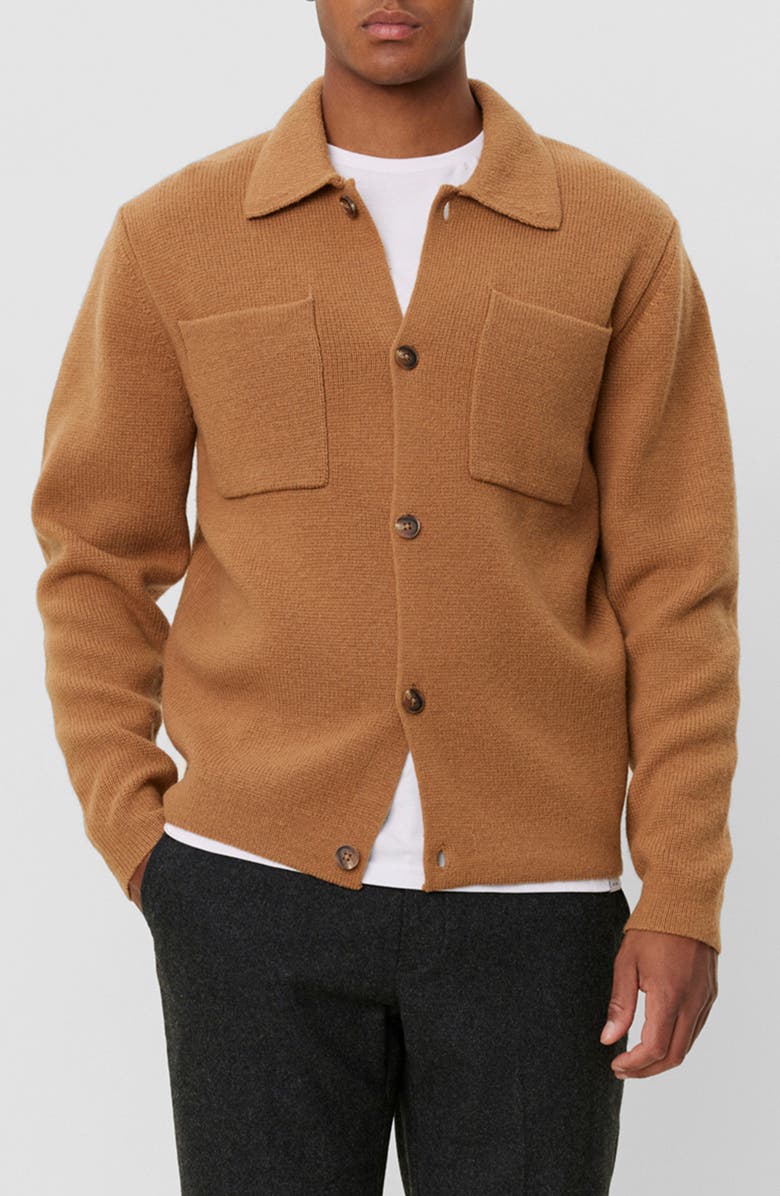Les Deux Fischer Milano Collar Merino Wool Cardigan, Main, color,