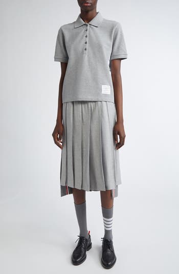 Thom Browne 4-Bar Cotton Piqué Polo | Nordstrom