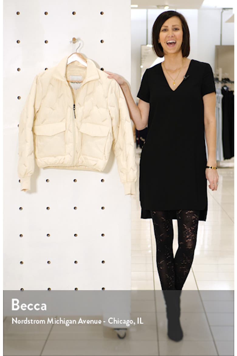 Packable Logo Embroidered Puffer Jacket video
