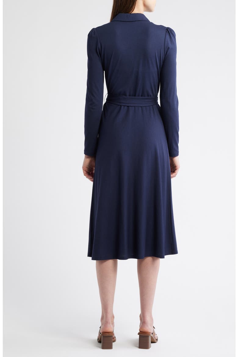 Imogen Long Sleeve Dress, Alternate, color, NAVY