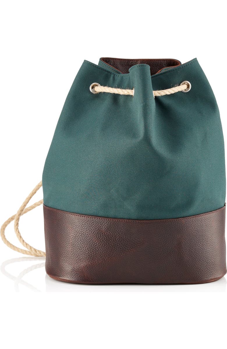 Prince of Scots Wanderlust Canvas Duffle Bag, Main, color, Classic Green