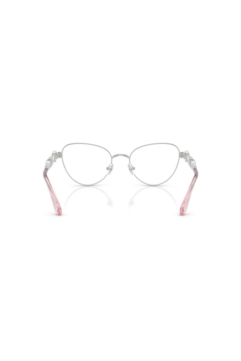 53mm Cat Eye optical glasses, Alternate, color, Silver