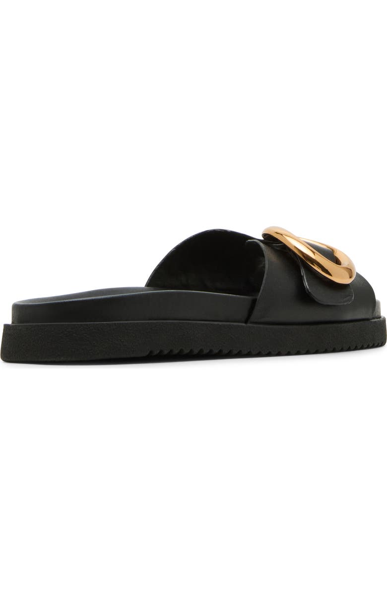 Steve Madden Mandie Slide Sandal, Alternate, color, Black Leather