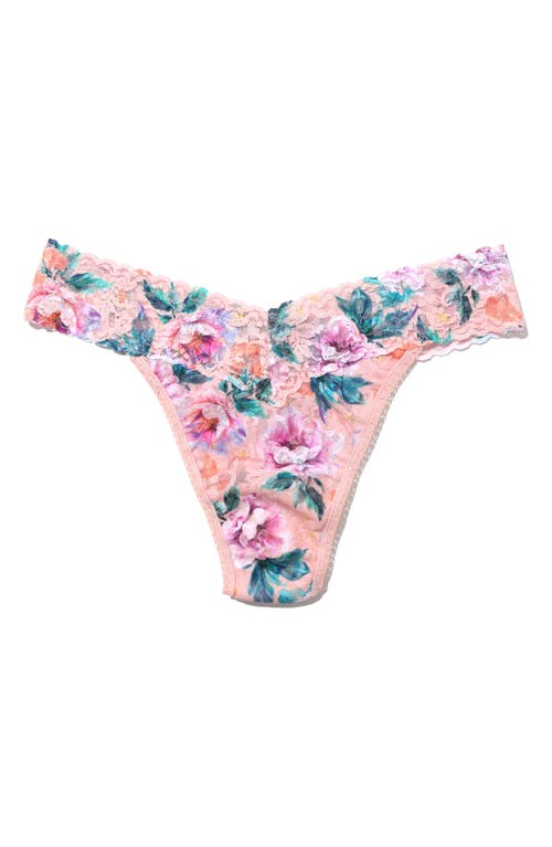 Shop Hanky Panky Print Original Rise Thong In Buy Myself Flowers