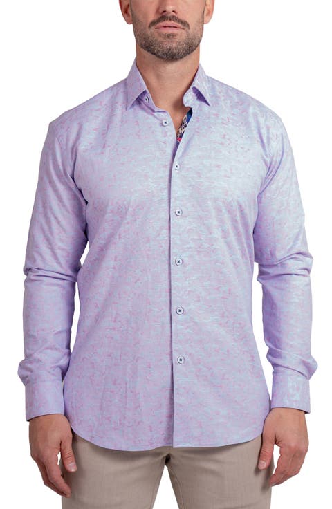 Fibonacci Ascension Contemporary Fit Button-Up Shirt