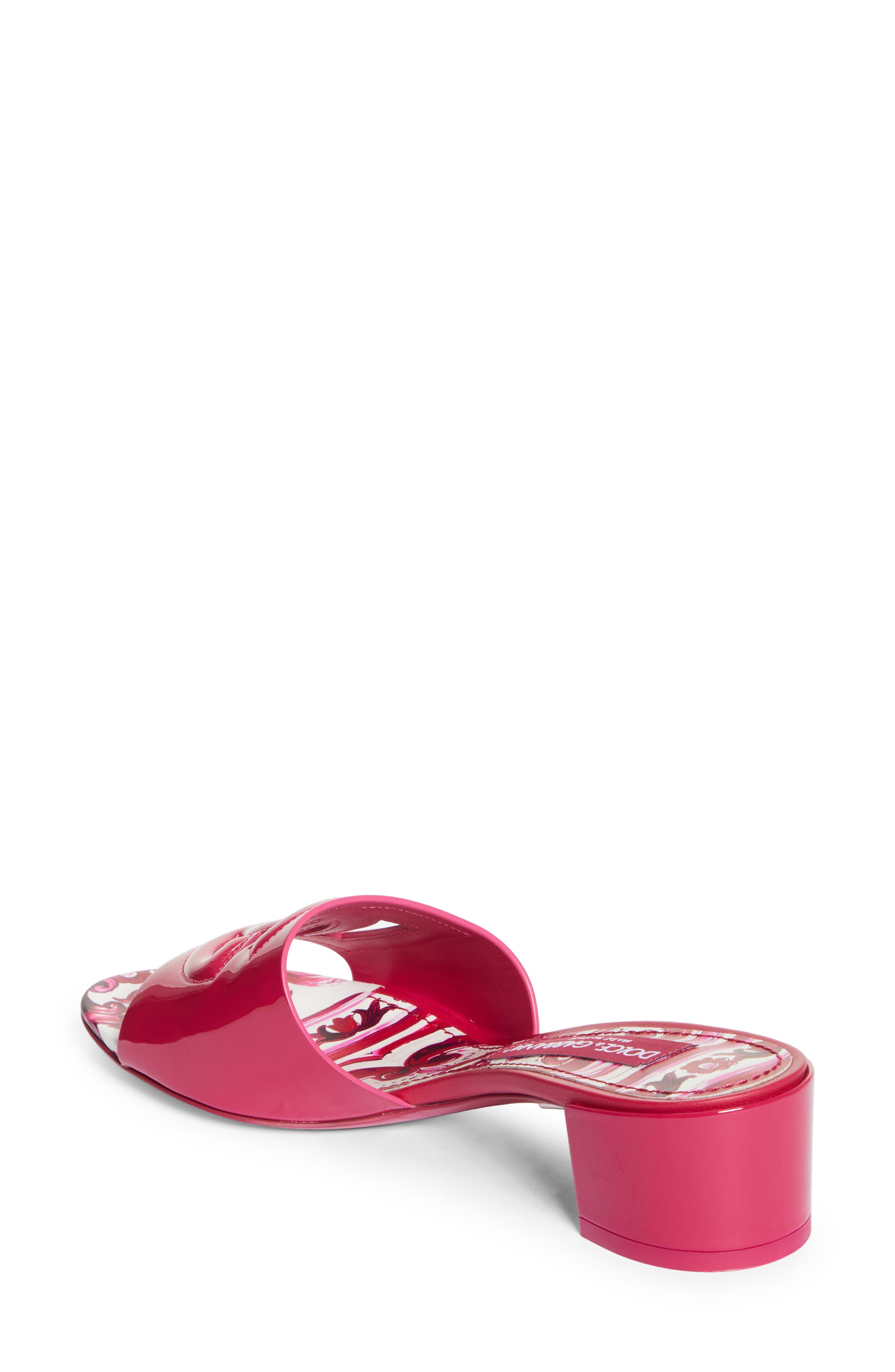 Interlock Logo Slide Sandal, Alternate, color, CYCLAMEN