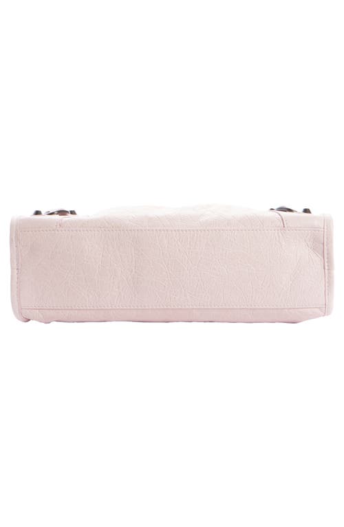 Balenciaga Small Le City Leather Satchel In 5723 Petal Pink