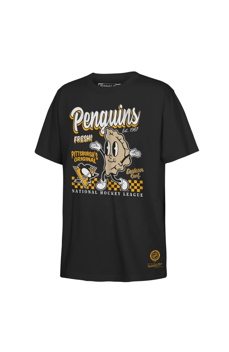 Mitchell & Ness Youth Mitchell & Ness Black Pittsburgh Penguins Concession Stand T-Shirt, Alternate, color, Black